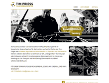 Tablet Screenshot of priess.com